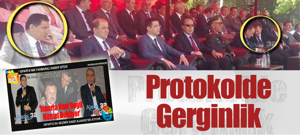 Protokolde Gerginlik!