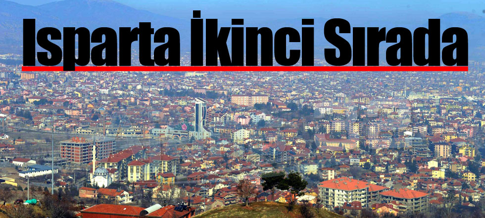 Isparta İkinci Sırada