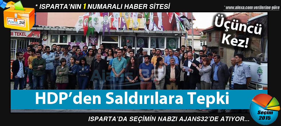 HDP'den Saldırılara Tepki