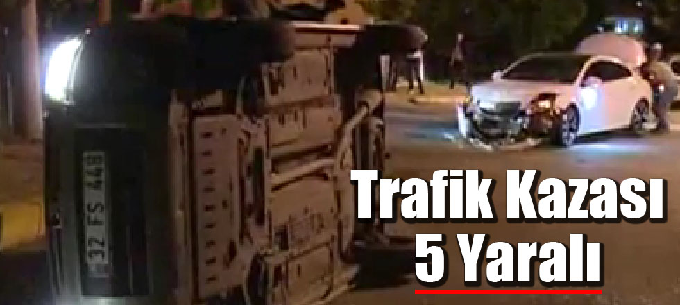 Halıkent'te Trafik Kazası: 5 Yaralı