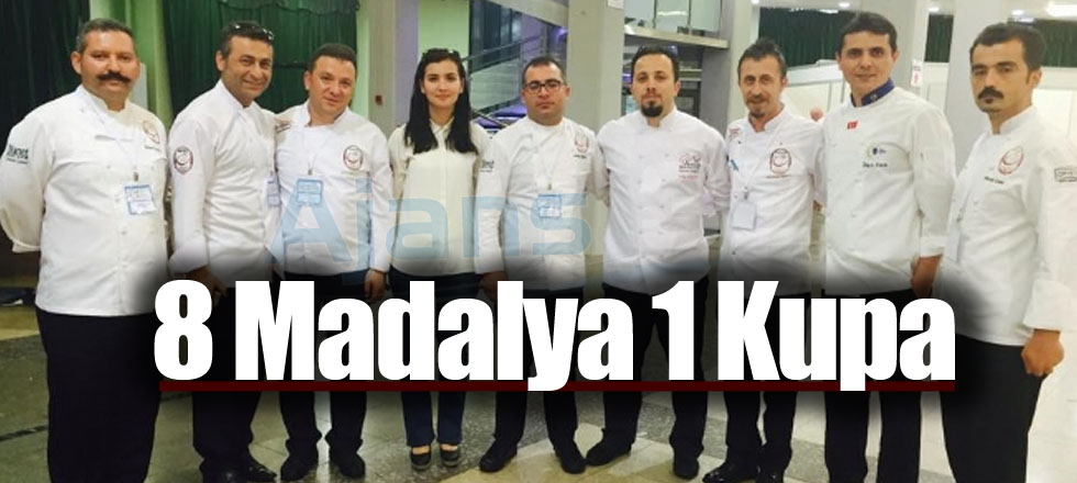 8 Madalya 1 Kupa