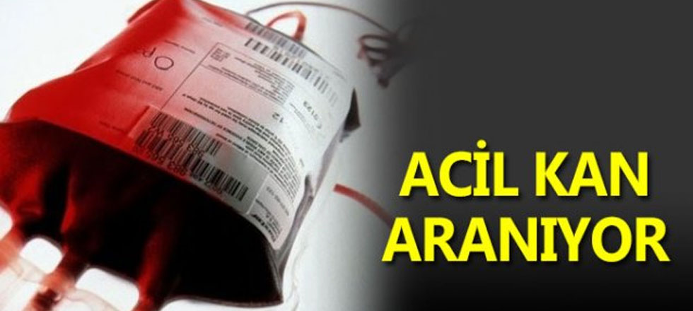 Acil Kan Aranıyor