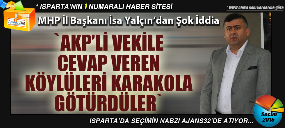 AKP'li Vekile Cevap Veren Köylüleri Karakola Götürdüler