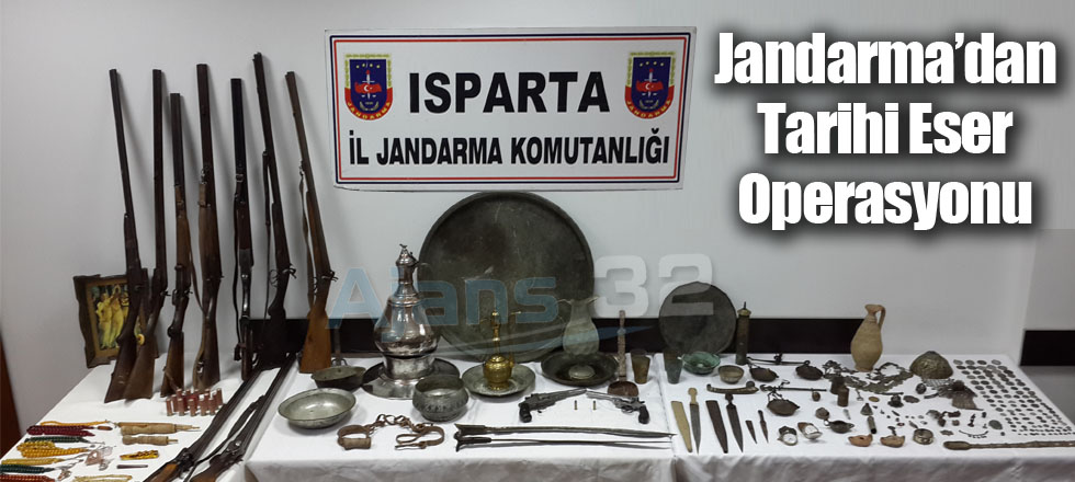 Jandarma’dan Tarihi Eser Operasyonu