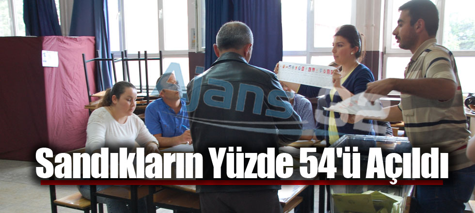 Sandıkların Yüzde 54'ü Açıldı