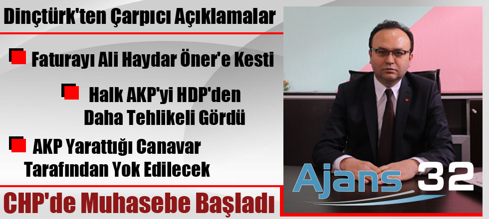 CHP'de Muhasebe Başladı