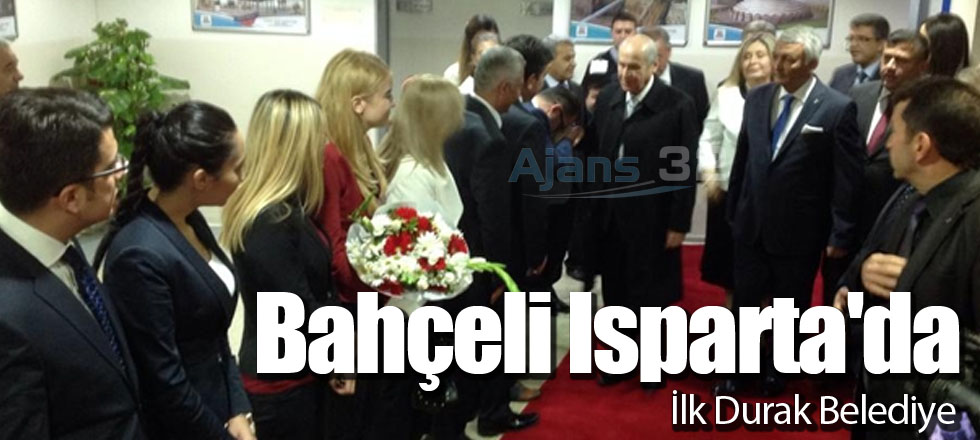Bahçeli Isparta'da