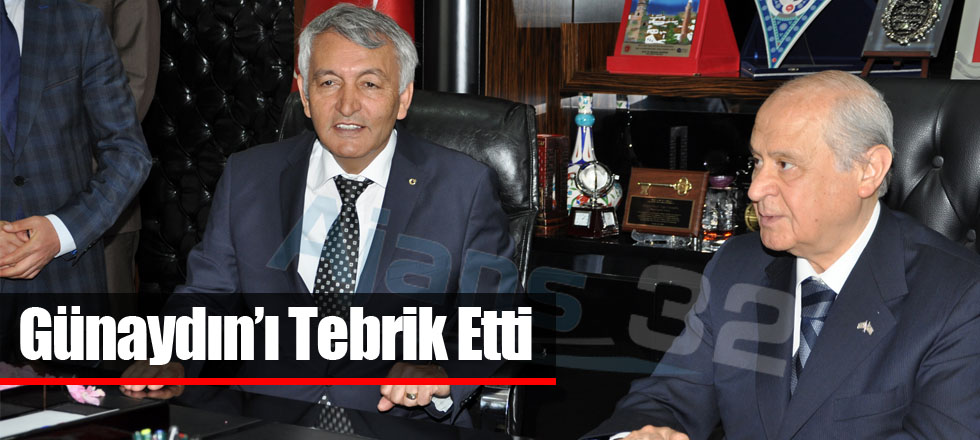 Bahçeli Günaydın’ı Tebrik Etti