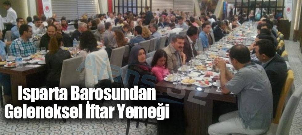 Isparta Barosundan Geleneksel İftar Yemeği
