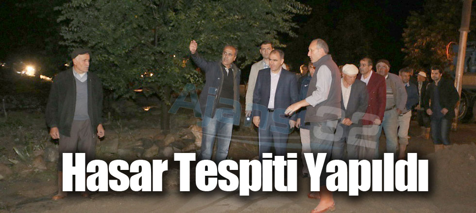 Hasar Tespiti Yapıldı