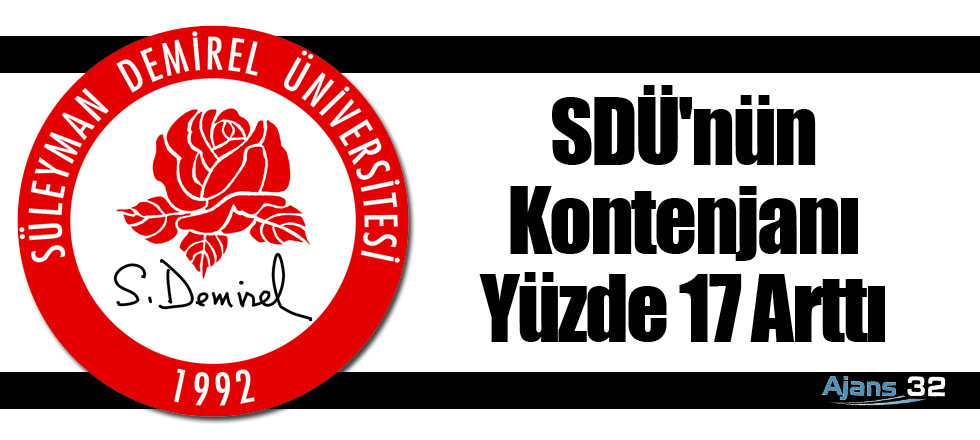 SDÜ'nün Kontenjanı Yüzde 17 Arttı
