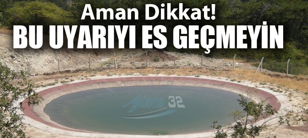 Bu Uyarıyı Es Geçmeyin