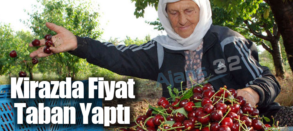 Kirazda Fiyat Taban Yaptı