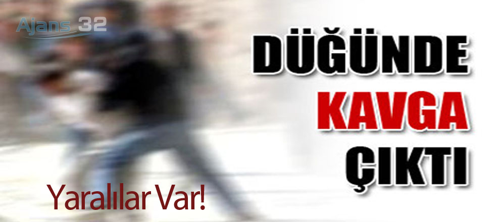 Düğün Fena Karıştı! Yaralılar Var