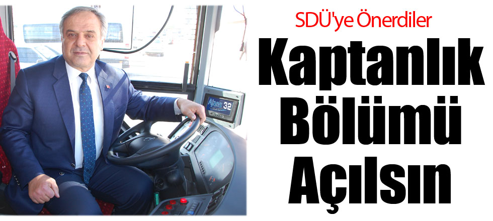 SDÜ'ye Önerdiler