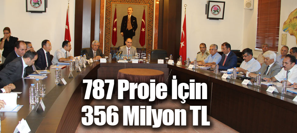 787 Proje İçin 356 Milyon TL