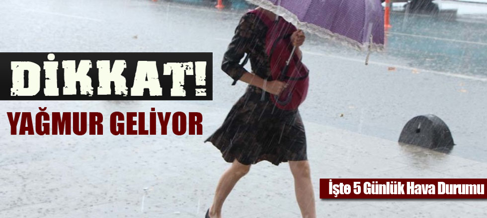 Dikkat Yağmur Geliyor...
