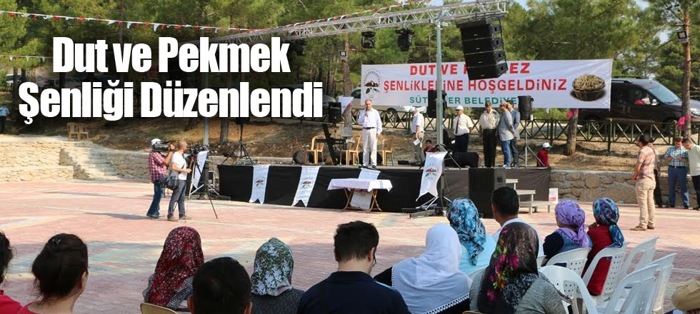 Dut ve Pekmez Şenliği Düzenlendi