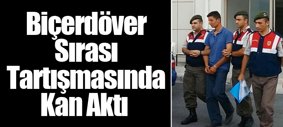 Biçerdöver Sırası Tartışmasında Kan Aktı