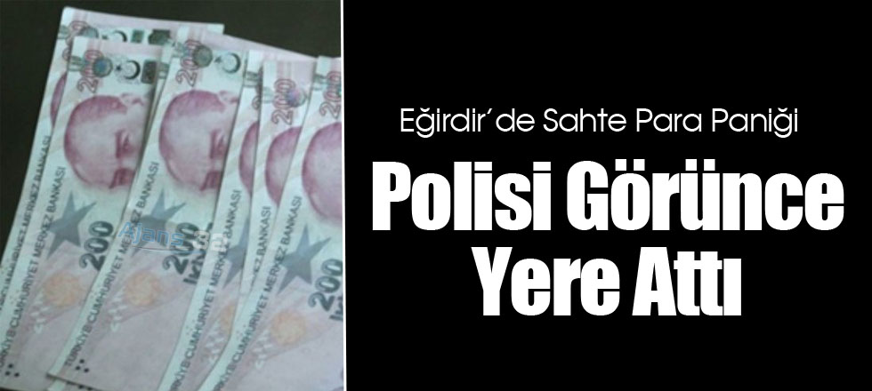 Polisi Görünce Yere Attı