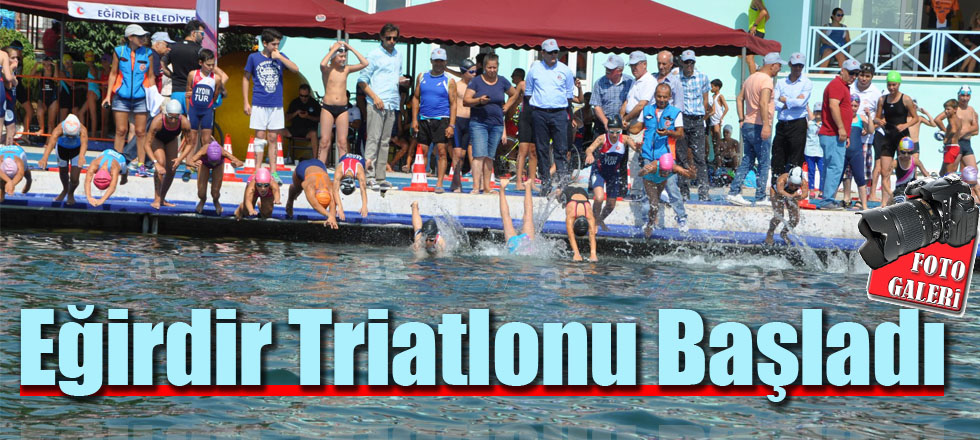 Eğirdir Triatlon'u Başladı