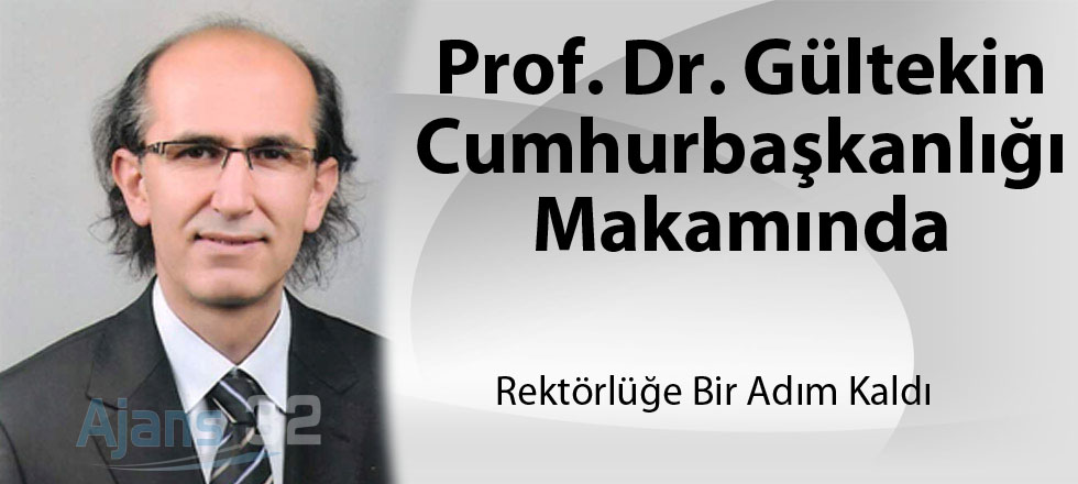 Prof. Dr. Fatih Gültekin Cumhurbaşkanlığı Makamında