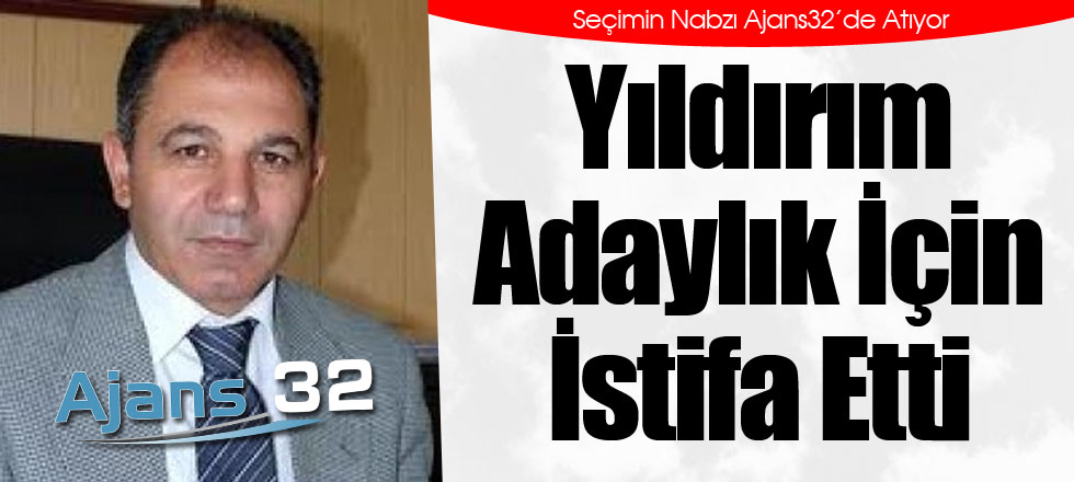 Adaylık İçin İstifa Etti