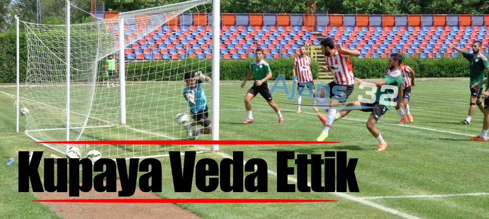 Eğirdirspor Kupaya Veda Etti