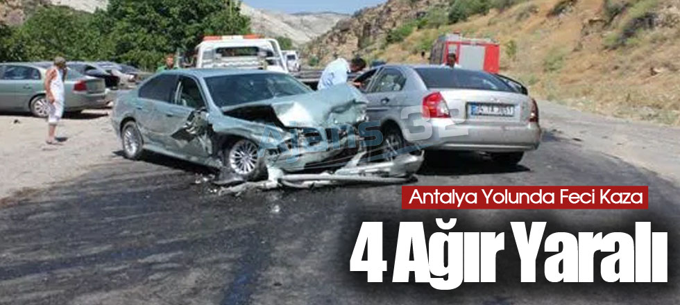 Antalya Yolunda Feci Kaza