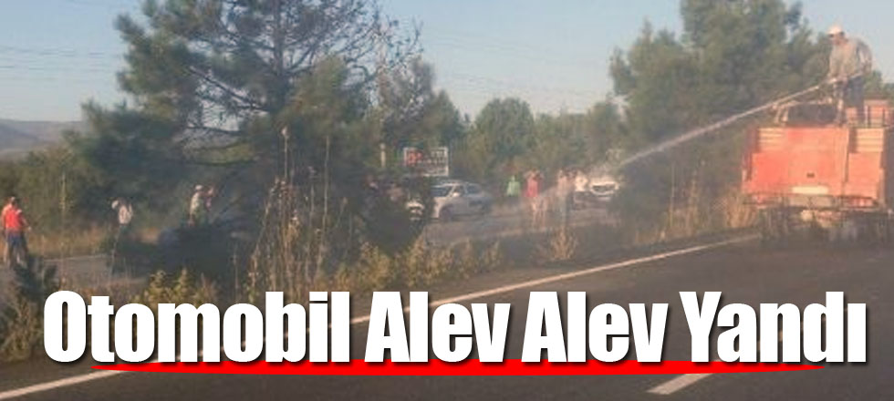 Otomobil Alev Alev Yandı