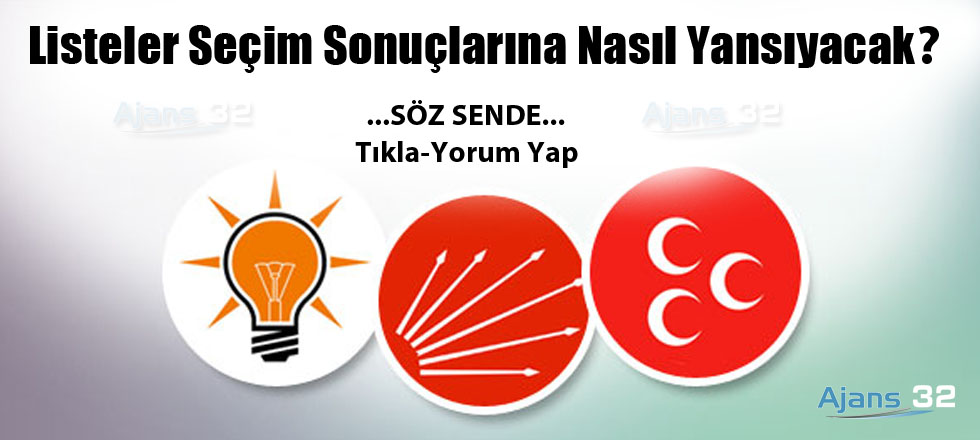 Listeler Seçim Sonuçlarına Nasıl Yansıyacak?