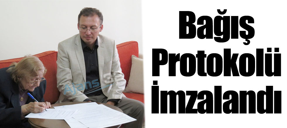 Bağış Protokolü İmzalandı