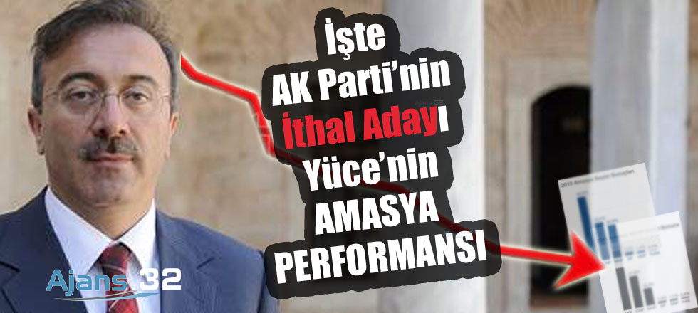 İşte AK Parti'nin İthal Adayı Yüce'nin Amasya Performansı
