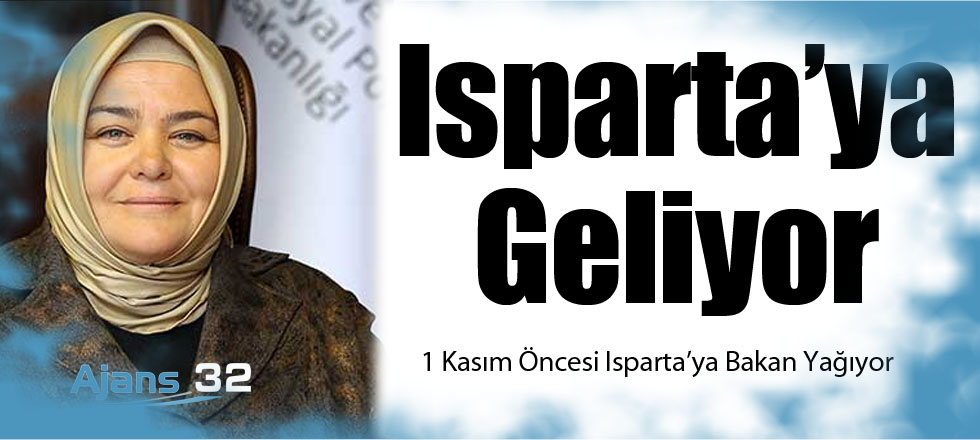 1 Kasım Öncesi Isparta'ya Bakan Yağıyor