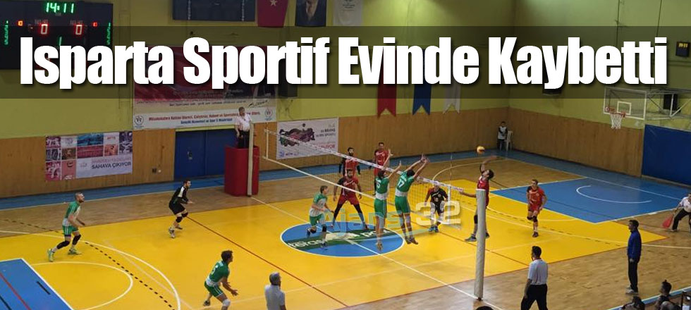 Isparta Sportif Evinde Kaybetti