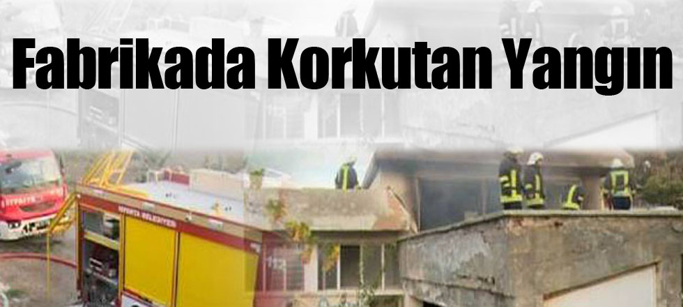 Fabrikada Korkutan Yangın