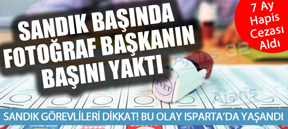 Sandıkta Fotoğraf Başkanın Başını Yaktı