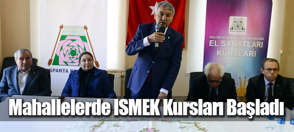 Mahallelerde ISMEK Kursları Başladı