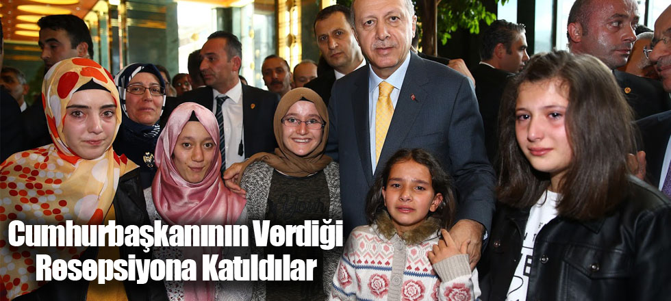 Cumhurbaşkanının Verdiği Resepsiyona Katıldılar