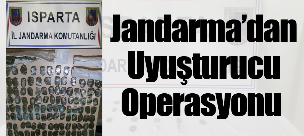 Jandarma’dan Uyuşturucu Operasyonu