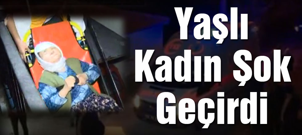 Yaşlı Kadın Şok Geçirdi