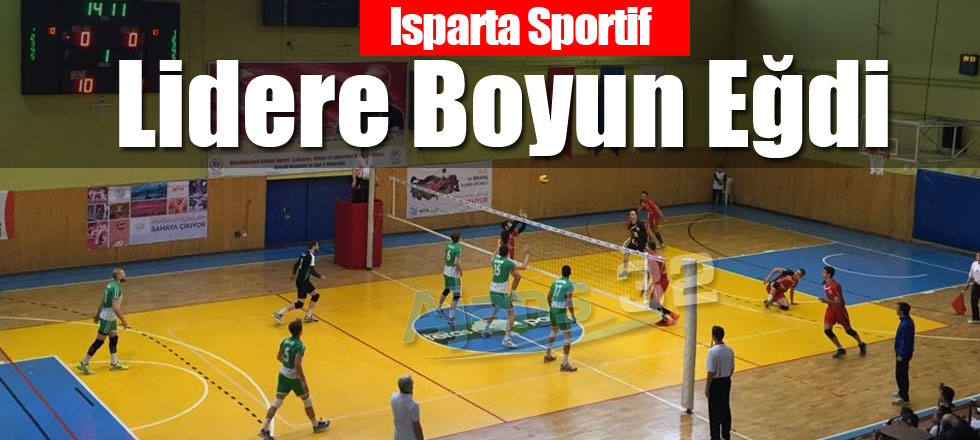 Isparta Sportif Lidere Boyun Eğdi