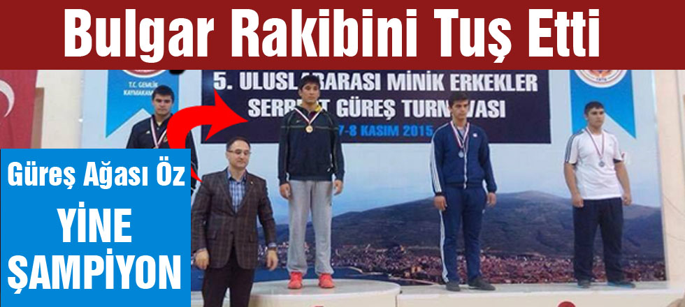 Bulgar Rakibini Tuş Etti