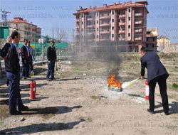 Taksicilere Yangın Eğitimi