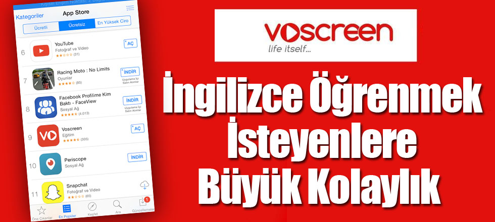 İngilizce Öğrenmek İsteyenlere Büyük Kolaylık