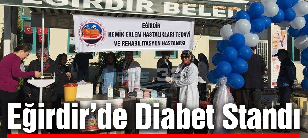 Eğirdir'de Diabet Standı