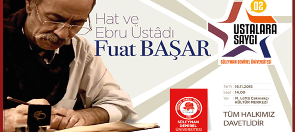 SDÜ'de Ustalara Saygı Devam Ediyor