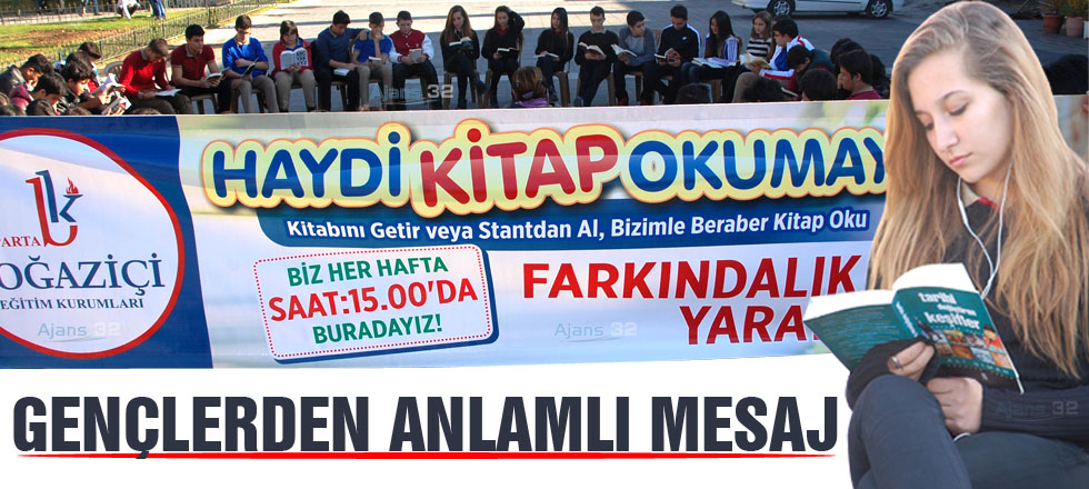 Gençlerden Anlamlı Mesaj