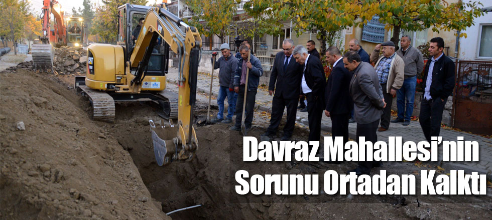 Davraz Mahallesi’nin Sorunu Ortadan Kalktı