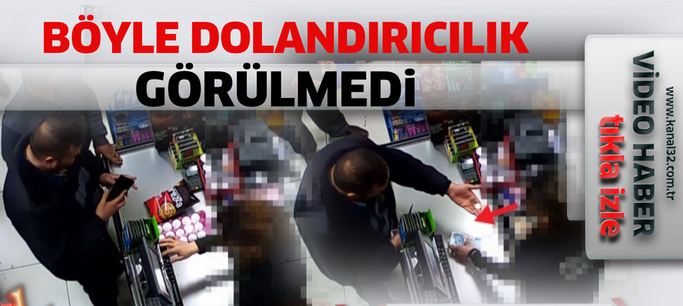 Dolandırıcılık Anı Kameralara Takıldı